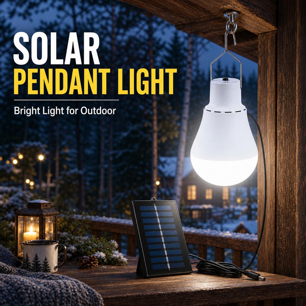 Solar LED Light Bulb IP65 Wate - Power Outage Light recension och pris