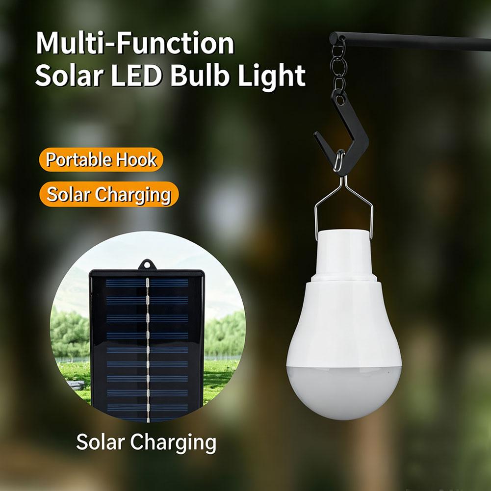Solar LED Light Bulb IP65 Wate - Power Outage Light recension och pris